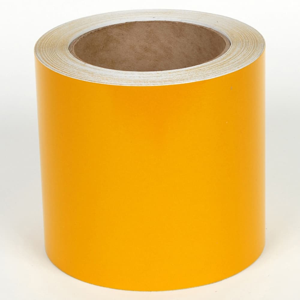 Cobra Systems - Labels, Ribbons & Tapes; Type: Vinyl Tape ; Color: Yellow ; For Use With: VNM8 ; Width (Inch): 5 ; Length (Feet): 75 ; Material: Vinyl - Exact Tool & Supply
