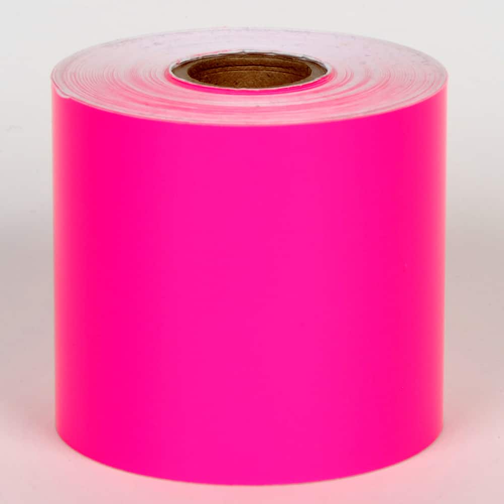 Cobra Systems - Labels, Ribbons & Tapes; Type: Vinyl Tape ; Color: Pink ; For Use With: VNM8 ; Width (Inch): 6 ; Length (Feet): 75 ; Material: Vinyl - Exact Tool & Supply
