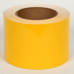 Cobra Systems - Labels, Ribbons & Tapes; Type: Vinyl Tape ; Color: Yellow ; For Use With: VNM8 ; Width (Inch): 8 ; Length (Feet): 150 ; Material: Vinyl - Exact Tool & Supply