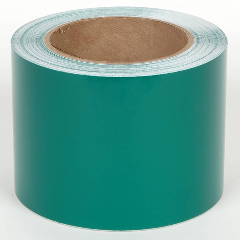 Cobra Systems - Labels, Ribbons & Tapes; Type: Vinyl Tape ; Color: Green ; For Use With: VNM8 ; Width (Inch): 6 ; Length (Feet): 75 ; Material: Vinyl - Exact Tool & Supply