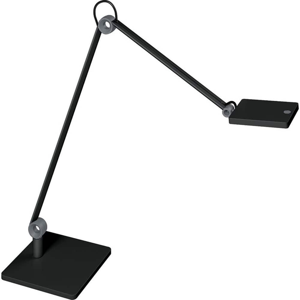 Waldmann Lighting - Task Lights; Fixture Type: Desk ; Color: Black ; Lamp Type: LED ; Mounting Type: Base Mount ; Adjustable Arm Type: Articulated ; Arm Length (Inch): 31.5 - Exact Tool & Supply