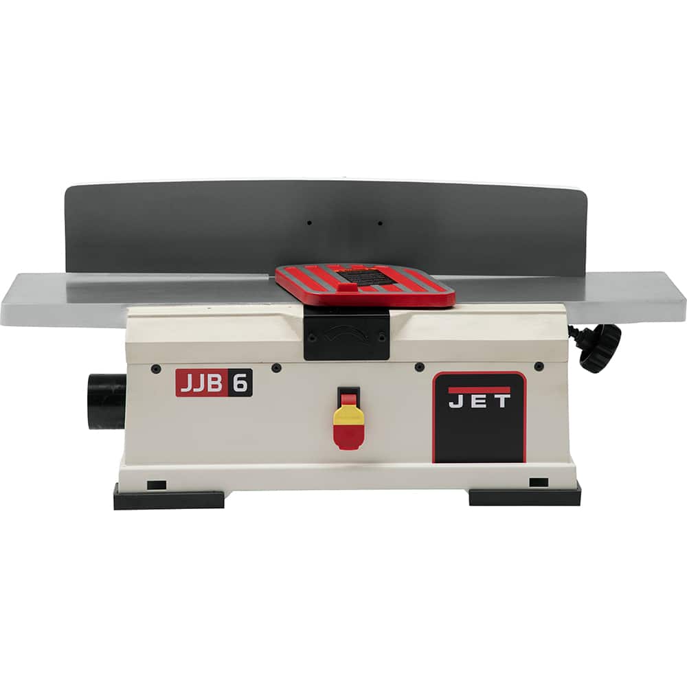 Jet - Jointers; Maximum Cutting Width (Inch): 6 ; Maximum Cutting Depth (Inch): 6 ; Cutter Head Speed (RPM): 10000.00 ; Table Length (Inch): 28-3/4 ; Number of Cutting Knives: 14 ; Blade Length (Inch): 6 - Exact Tool & Supply
