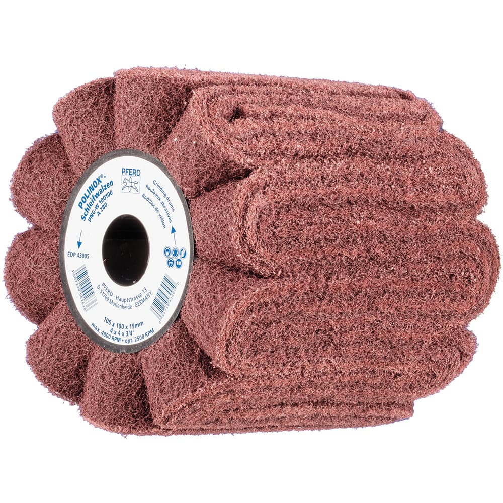 PFERD - Unmounted Buffing Wheels; Buff Type: Polishing ; Wheel Diameter (Inch): 4 ; Wheel Density: Soft ; Number of Plys: 4.000 - Exact Tool & Supply