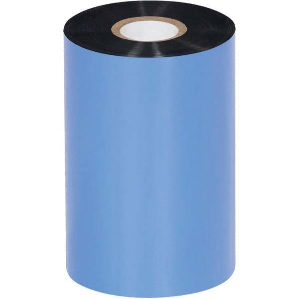 Value Collection - 4.33" x 1476' Black Wax/Resin Thermal Transfer Ribbon - Exact Tool & Supply