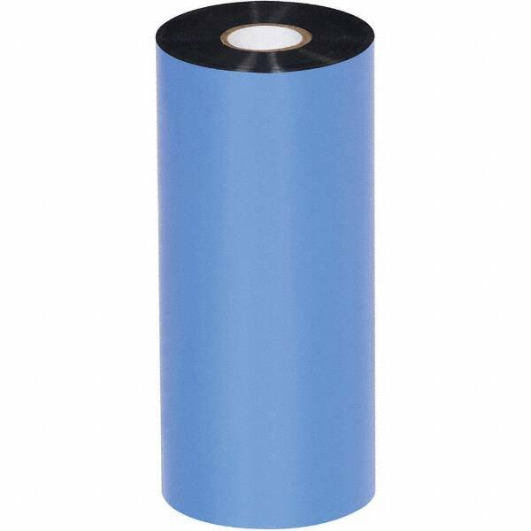 Value Collection - 6-1/2" x 1476' Black Wax/Resin Thermal Transfer Ribbon - Exact Tool & Supply