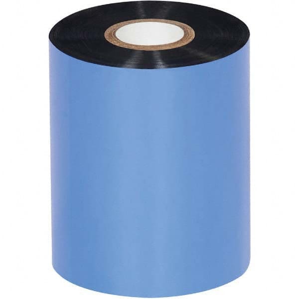 Value Collection - 3-1/2" x 1476' Black Wax/Resin Thermal Transfer Ribbon - Exact Tool & Supply