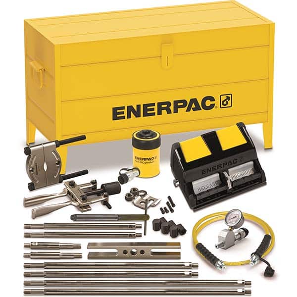 Enerpac - Puller & Separator Sets Type: Hydraulic Puller Set Maximum Spread (Inch): 5.5 - Exact Tool & Supply