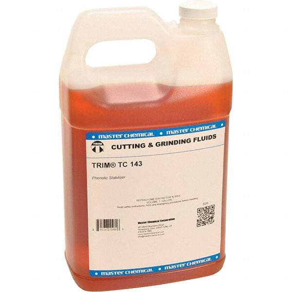 Master Fluid Solutions - 1 Gal Jug Emulsifier/Stabilizer - Low Foam, Series Trim TC 143 - Exact Tool & Supply