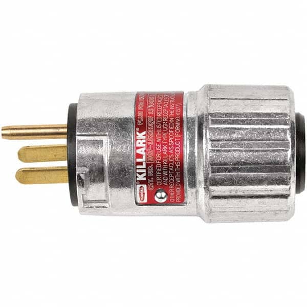 Hubbell Killark - Straight Blade Plugs & Connectors Connector Type: Plug Grade: Industrial - Exact Tool & Supply