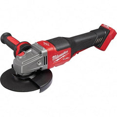 Milwaukee Tool - 4-1/2 - 6" Wheel Diam, 9,000 RPM, Cordless Angle & Disc Grinder - 5/8-11 Spindle, 18 Volts, Side Exhaust - Exact Tool & Supply