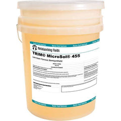 Master Fluid Solutions - TRIM MicroSol 455, 5 Gal Pail Cutting Fluid - Semisynthetic - Exact Tool & Supply