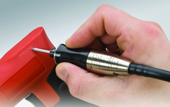 #10843 - 1/8" Collet Size - Air-Powered Reciprocating Tool - Exact Tool & Supply