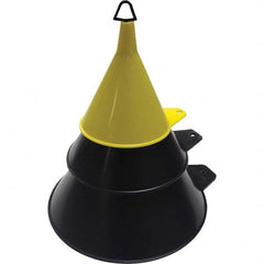 Funnel King - Oil Funnels & Can Oiler Accessories Type: Funnel Set Material: Polyethylene - Exact Tool & Supply