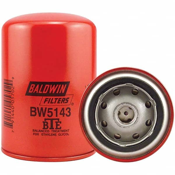 Baldwin Filters - 11/16 Thread 5-3/8" OAL x 3-11/16" OD Automotive Coolant Filter - Exact Tool & Supply