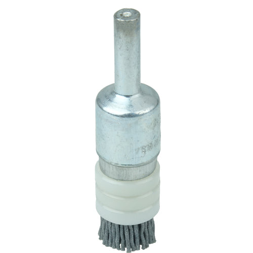 1/2″ Banded Nylox End Brush, .035/180SC Crimped Fill - Exact Tool & Supply