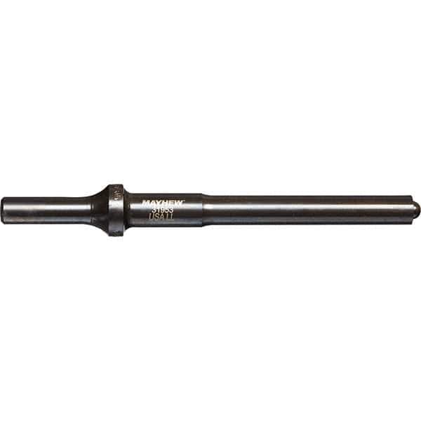 Mayhew - 7/16" Head Width, 6" OAL, Roll Pin Punch - Round Drive, Round Shank, Steel - Exact Tool & Supply