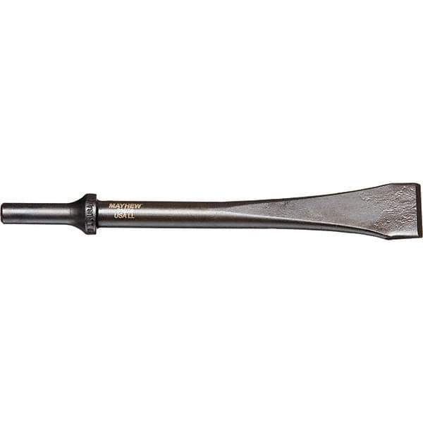 Mayhew - 1-1/8" Head Width, 8" OAL, Scraper Punch - Round Drive, Round Shank, Steel - Exact Tool & Supply