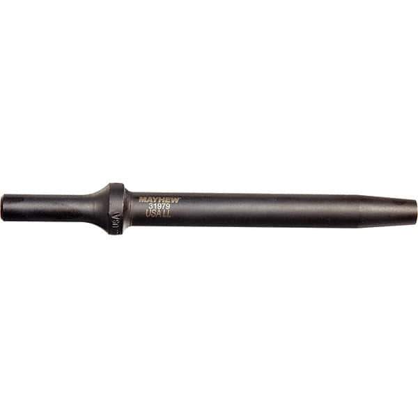 Mayhew - 6" OAL, Tapered Punch Chisel - Round Drive, Round Shank, Steel - Exact Tool & Supply