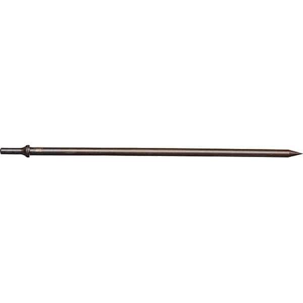 Mayhew - 18" OAL, Tapered Punch Chisel - Round Drive, Round Shank, Steel - Exact Tool & Supply