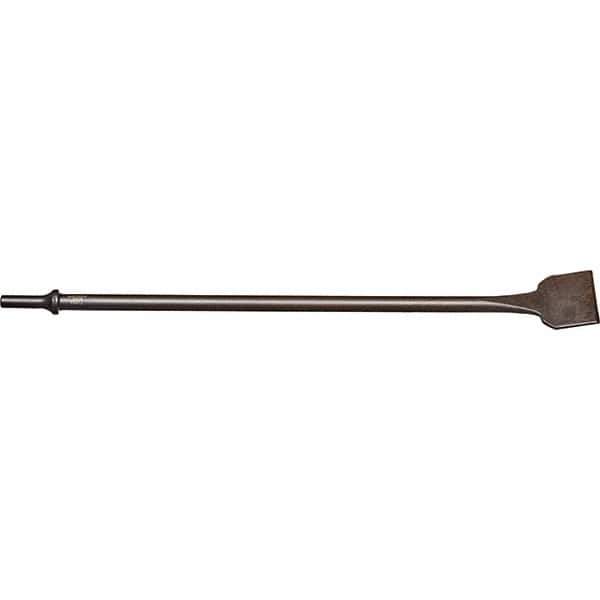 Mayhew - 2" Head Width, 18" OAL, Scraper Punch - Round Drive, Round Shank, Steel - Exact Tool & Supply