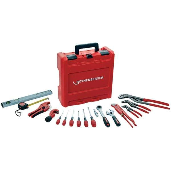 Rothenberger - Combination Hand Tool Sets Tool Type: Plumber's Tool Set Number of Pieces: 18 - Exact Tool & Supply