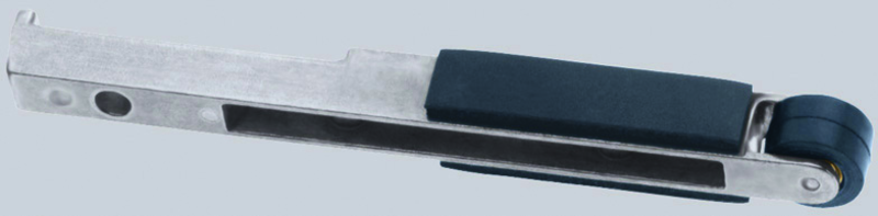 #11218 - 1/2 x 24'' Belt Size - 5/8 x 3/8'' Contact Wheel - Dynafile Contact Arm Assembly - Exact Tool & Supply