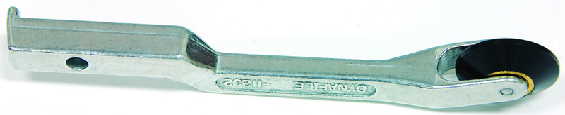 #11232 - 1/8 or 1/4 x 24'' Belt Size - 1 x 3/8'' Contact Wheel - Dynafile Contact Arm Assembly - Exact Tool & Supply