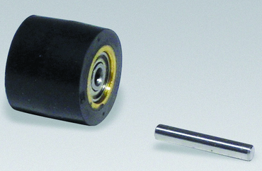 #11282 - 3/4 x 5/8'' - Rubber Contact Wheel W/Bearing & Shaft - Exact Tool & Supply
