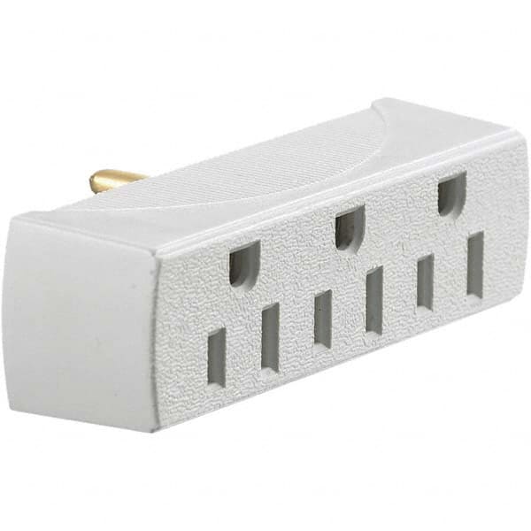 Hubbell Wiring Device-Kellems - Straight Blade Plugs & Connectors Connector Type: Adapter Grade: Residential - Exact Tool & Supply