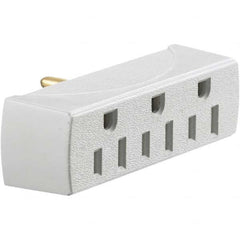 Hubbell Wiring Device-Kellems - Straight Blade Plugs & Connectors Connector Type: Adapter Grade: Residential - Exact Tool & Supply