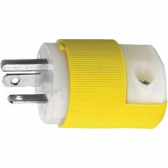 Hubbell Wiring Device-Kellems - Straight Blade Plugs & Connectors Connector Type: Plug Grade: Industrial - Exact Tool & Supply