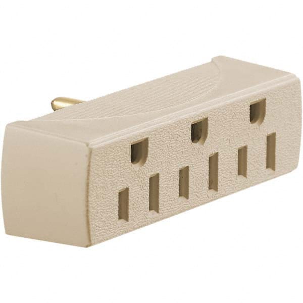 Hubbell Wiring Device-Kellems - Straight Blade Plugs & Connectors Connector Type: Adapter Grade: Residential - Exact Tool & Supply