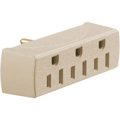 Hubbell Wiring Device-Kellems - Straight Blade Plugs & Connectors Connector Type: Adapter Grade: Residential - Exact Tool & Supply