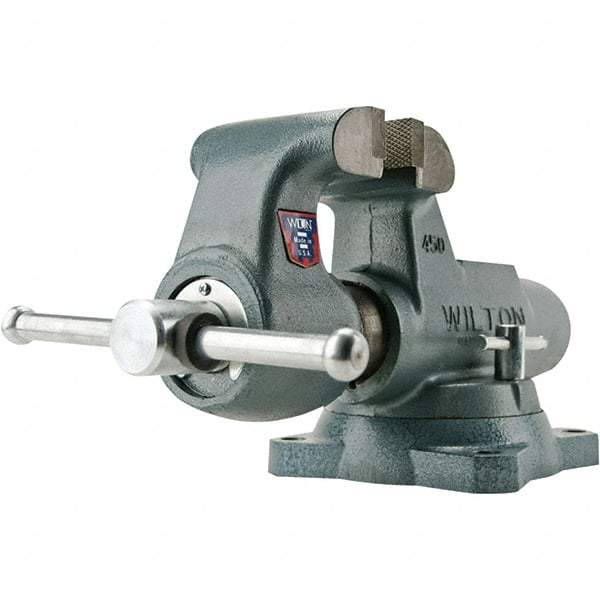 Wilton - Bench Vises Jaw Width (Inch): 6 Jaw Opening Capacity (Inch): 10 - Exact Tool & Supply