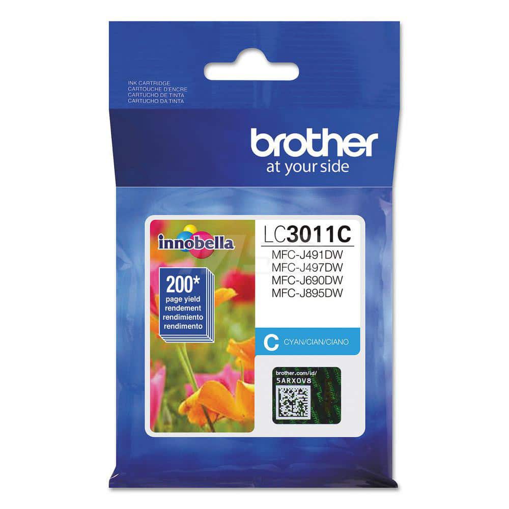 Brother - Office Machine Supplies & Accessories; Office Machine/Equipment Accessory Type: Ink Cartridge ; For Use With: MFC-J491DW; MFC-J497DW; MFC-J690DW; MFC-J895DW ; Color: Cyan - Exact Tool & Supply