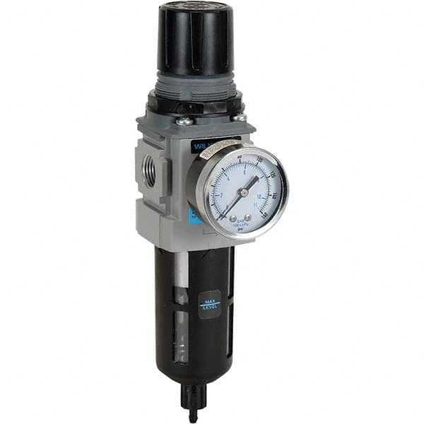 Wilkerson - Filter, Regulator & Lubricator (FRL) Units Configuration: 1 Pc. Filter/Regulator Body Type: Compact - Exact Tool & Supply