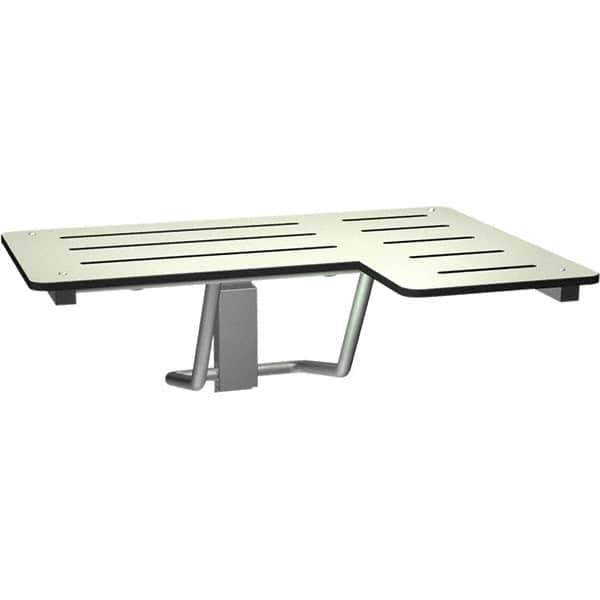 ASI-American Specialties, Inc. - Washroom Partition Hardware & Accessories Type: Folding Shower Seat Material: Phenolic - Exact Tool & Supply