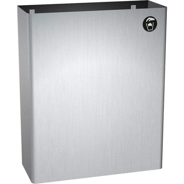 ASI-American Specialties, Inc. - Feminine Hygiene Product Receptacles Material: Stainless Steel Color: Silver - Exact Tool & Supply