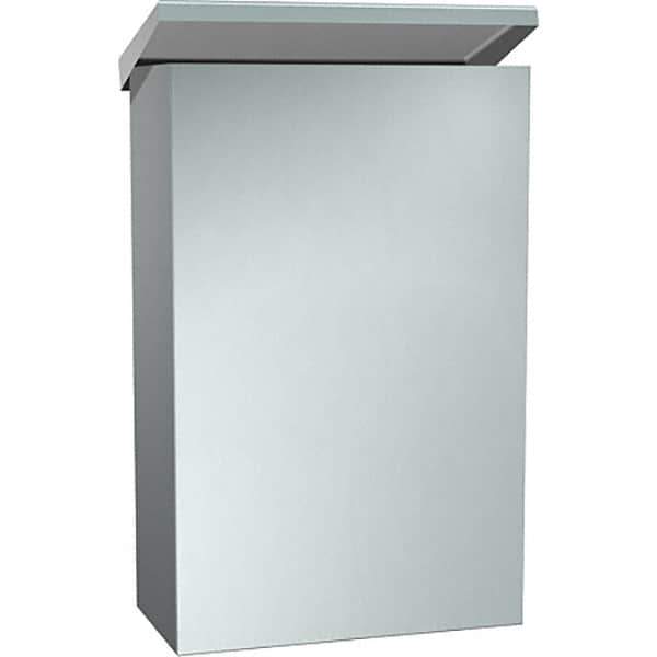 ASI-American Specialties, Inc. - Feminine Hygiene Product Receptacles Material: Stainless Steel Color: Silver - Exact Tool & Supply