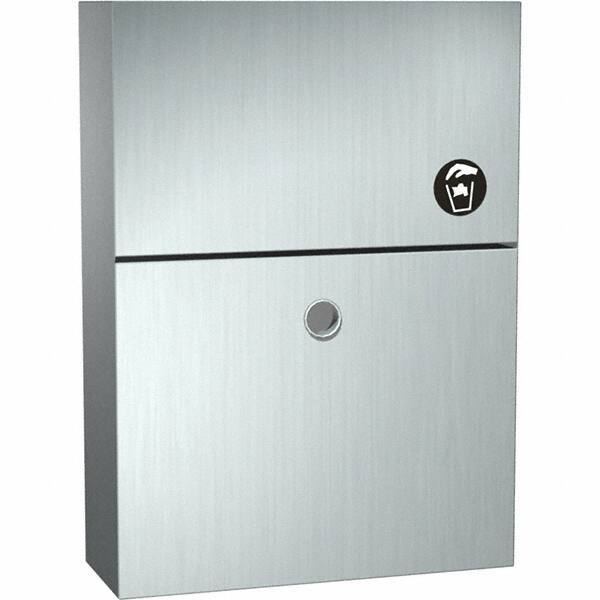ASI-American Specialties, Inc. - Feminine Hygiene Product Receptacles Material: Stainless Steel Color: Silver - Exact Tool & Supply
