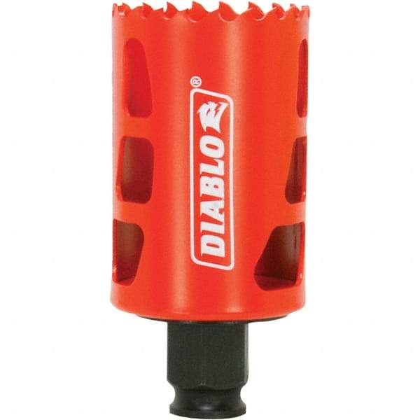 Freud - 1-3/4" Diam, 2-3/8" Cutting Depth, Hole Saw - Bi-Metal Saw, Toothed Edge - Exact Tool & Supply