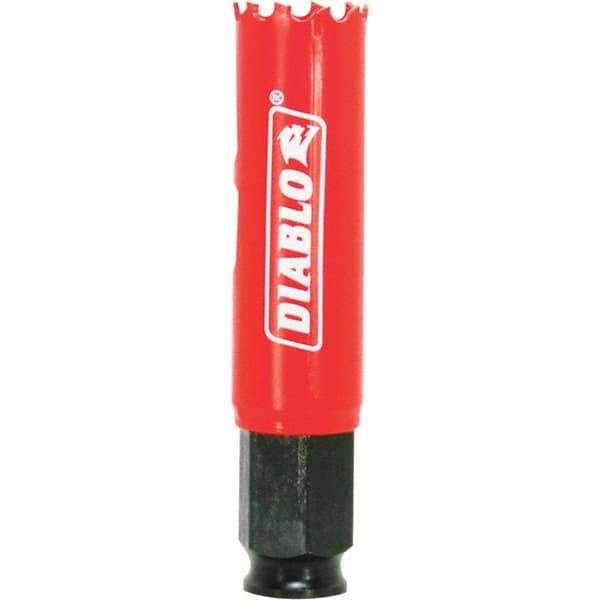 Freud - 7/8" Diam, 2-3/8" Cutting Depth, Hole Saw - Bi-Metal Saw, Toothed Edge - Exact Tool & Supply