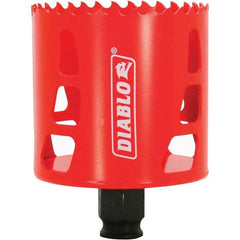 Freud - 2-11/16" Diam, 2-3/8" Cutting Depth, Hole Saw - Bi-Metal Saw, Toothed Edge - Exact Tool & Supply