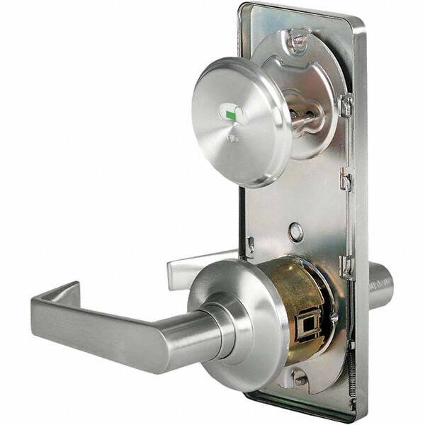 Stanley - Privacy Lever Lockset for 1-3/8 to 1-3/4" Thick Doors - Exact Tool & Supply
