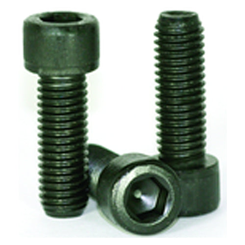 #0-80 × 1/8″ - Black Finish Heat Treated Alloy Steel - Cap Screws - Socket Head - Exact Tool & Supply
