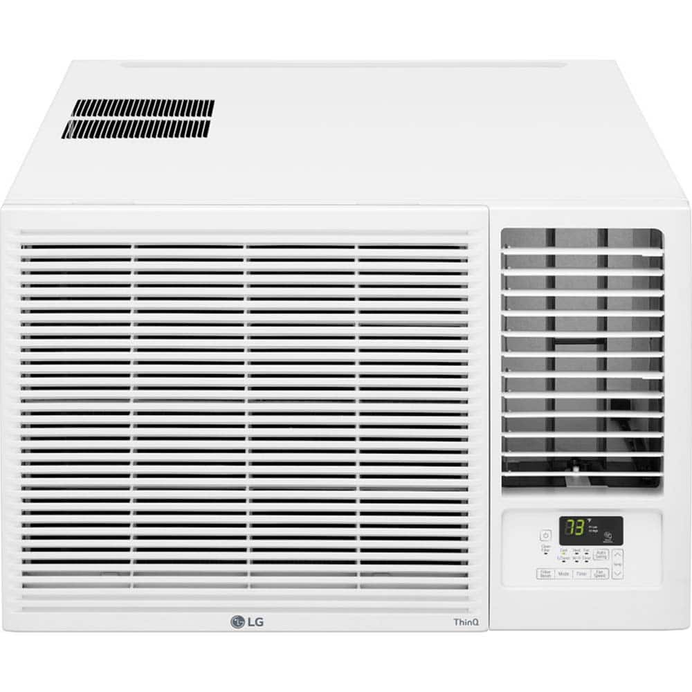 LG Electronics - 12,000/9,800 & 17,500/18,000 BTU 7.8/7.3 & 15/16 Amp EER 11.2 Window Air Conditioner with Electric Heat - Exact Tool & Supply
