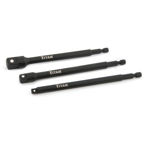3 Piece 6″ Long Socket Adapter Set - Exact Tool & Supply