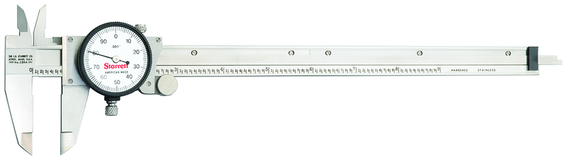 #120M-300 - 0 - 300mm Measuring Range (0.02mm Grad.) - Dial Caliper with Certification - Exact Tool & Supply