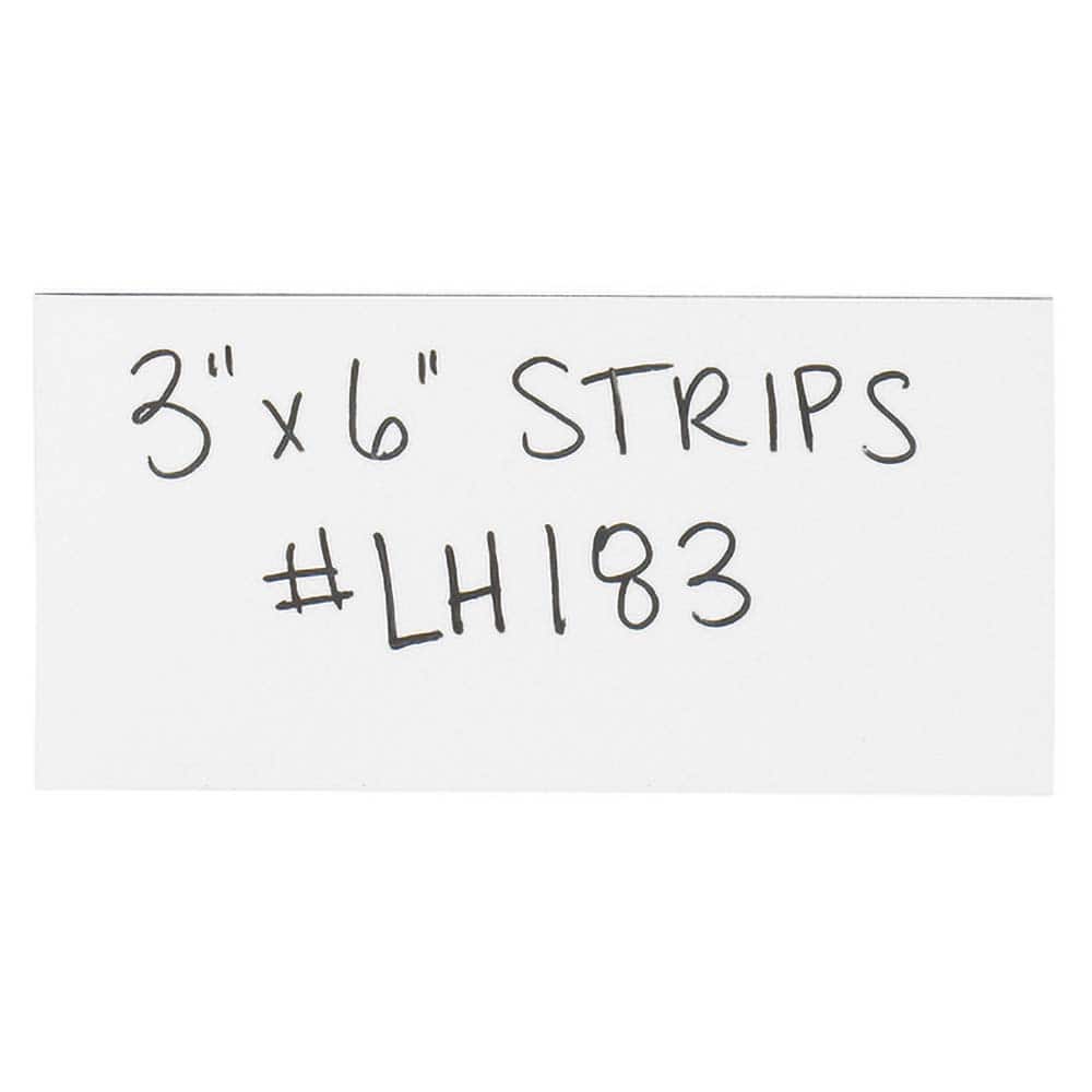 Value Collection - Label Holders Backing: Magnetic Width (Inch): 6 - Exact Tool & Supply