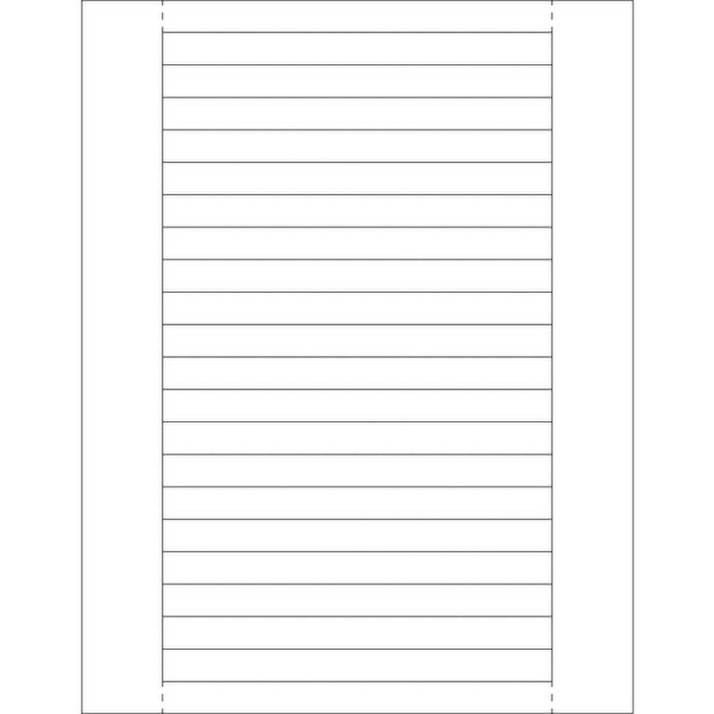 Value Collection - Label Holders Width (Inch): 6 Length (Inch): 1/2 - Exact Tool & Supply
